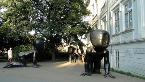 Three Babies in Kampa (Prague)