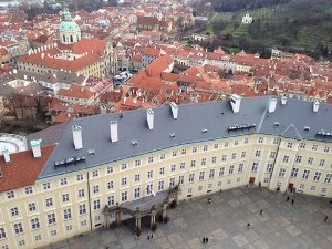 View from St. Vitus Cathedral (Prague Castle) 