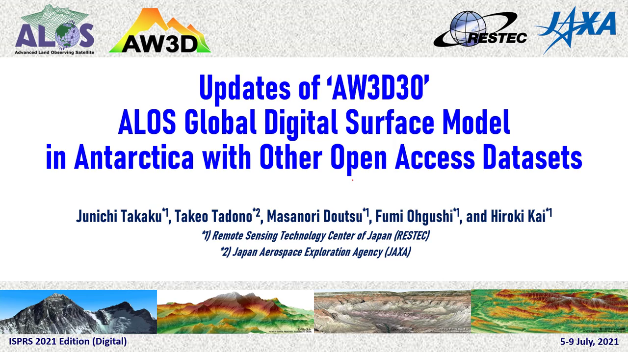 Updates of ?~AW3D30' ALOS global digital surface model in Antarctica with  other open access datasets