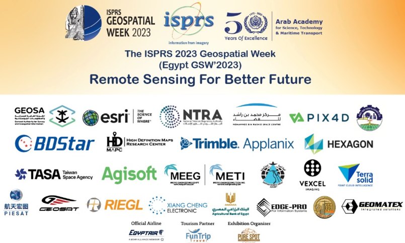 ISPRS GSW’2023 List of Industry and Supporting Organizations
