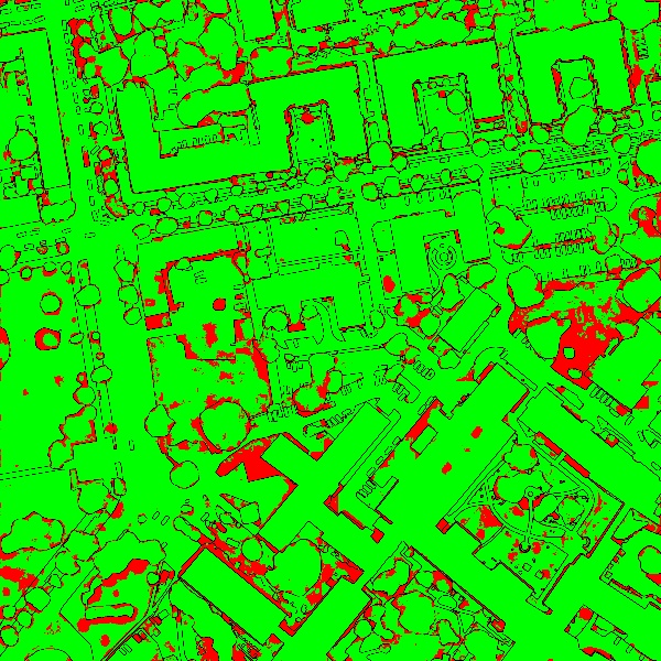 red/green image