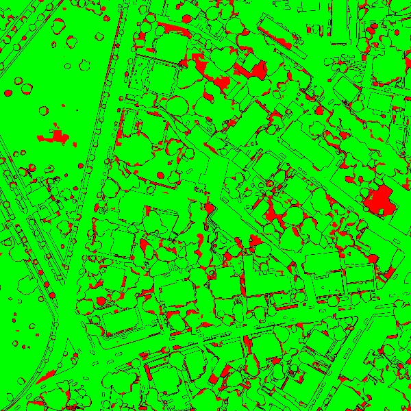 red/green image