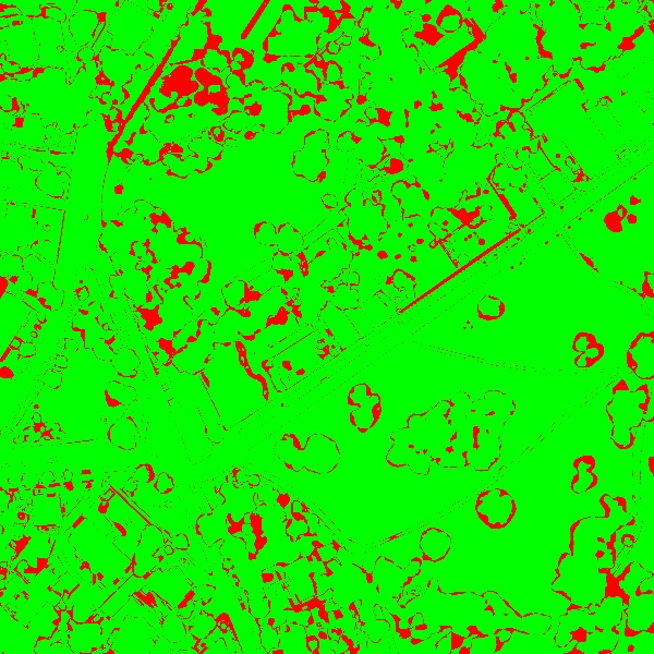 red/green image