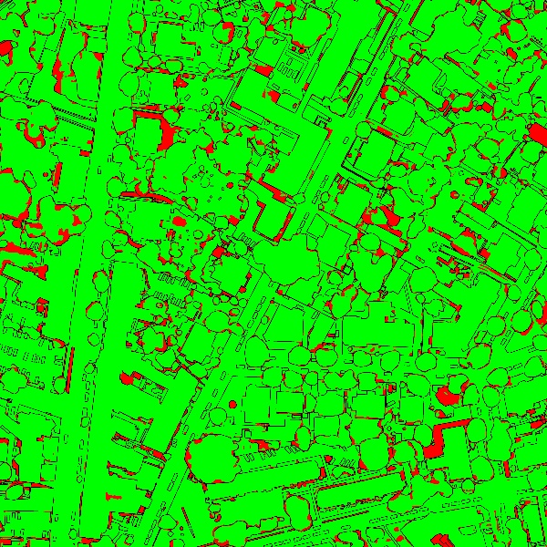 red/green image