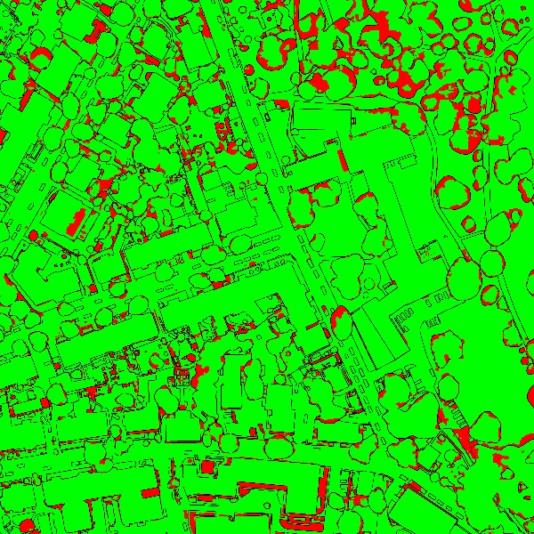 red/green image