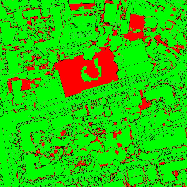 red/green image