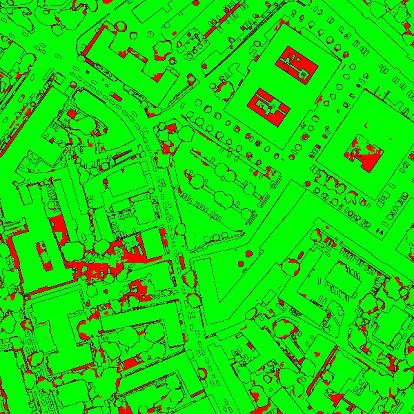 red/green image