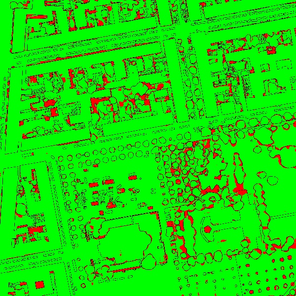 red/green image