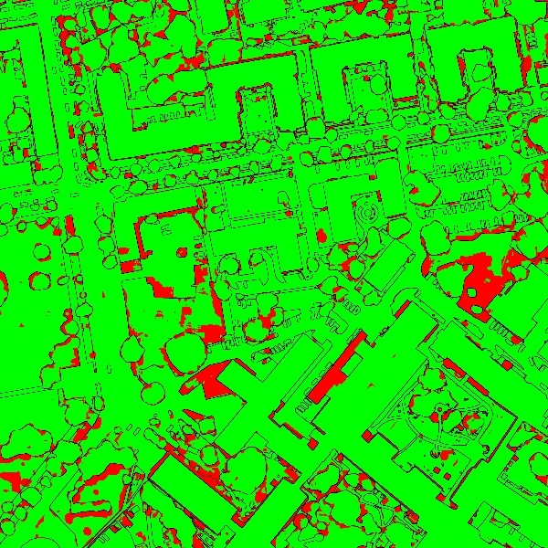 red/green image