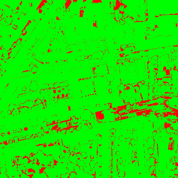 red/green image