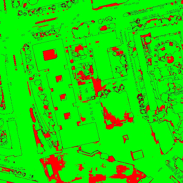 red/green image