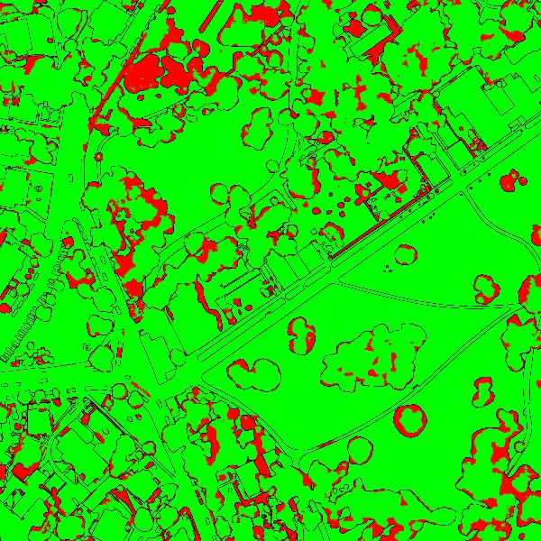red/green image