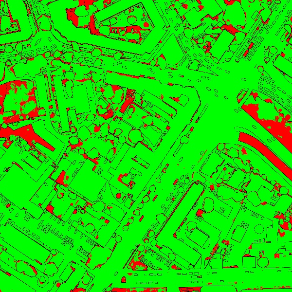 red/green image