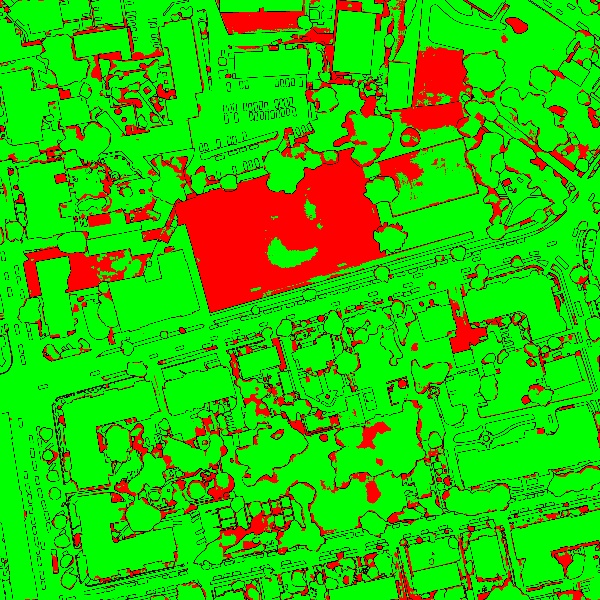 red/green image