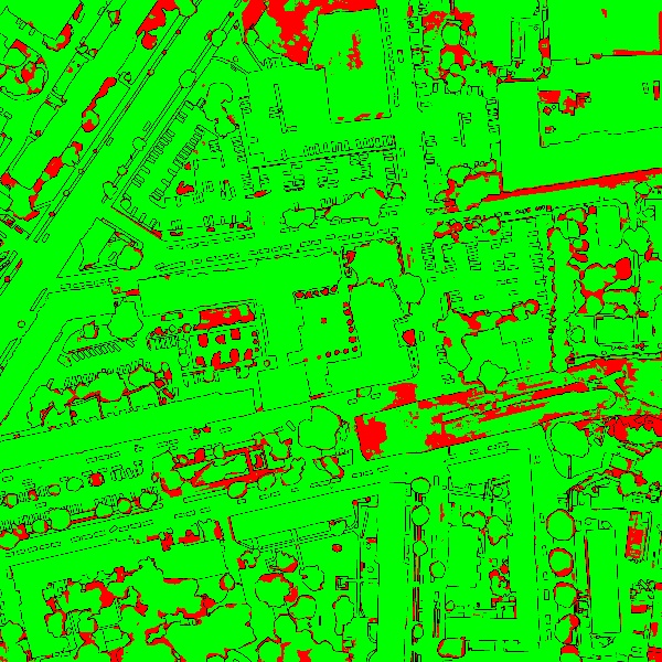 red/green image