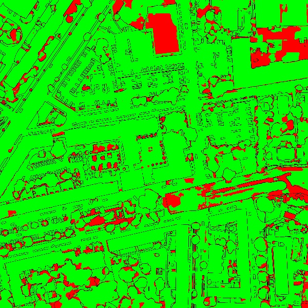 red/green image