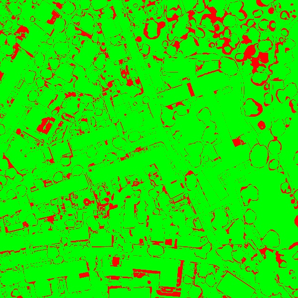red/green image