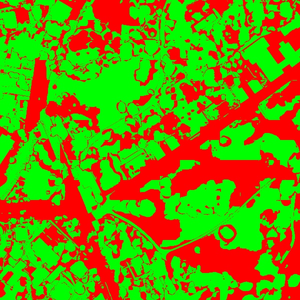 red/green image