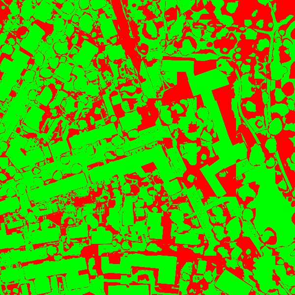 red/green image