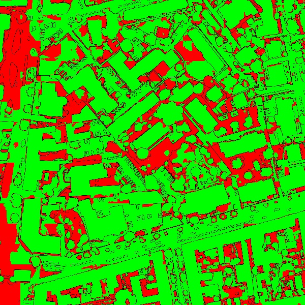 red/green image