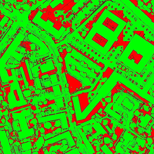 red/green image