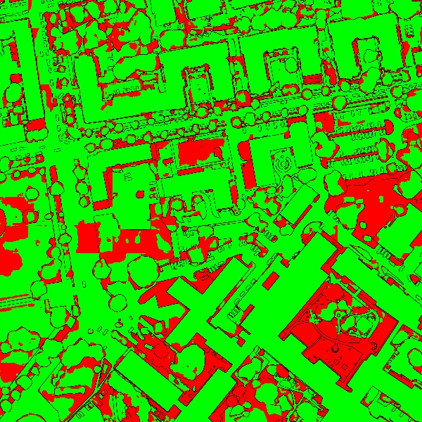 red/green image