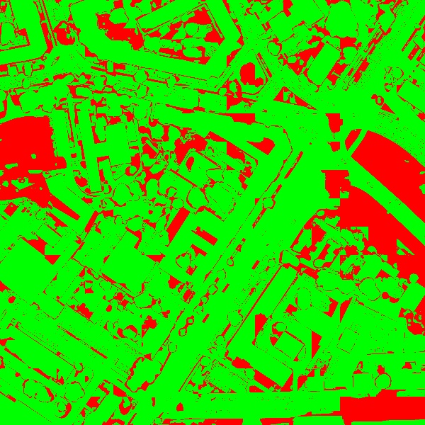 red/green image