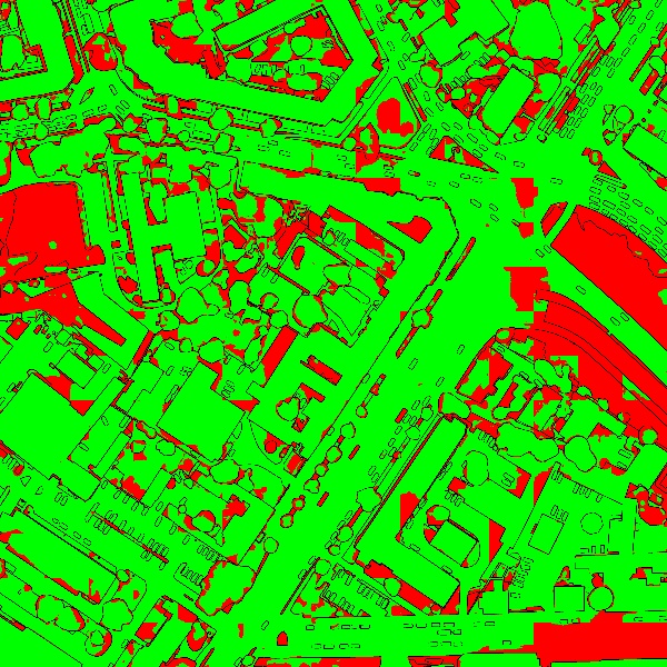red/green image