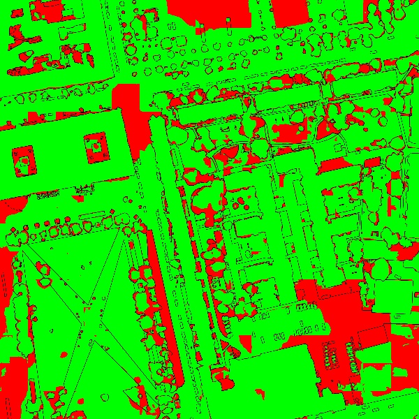 red/green image