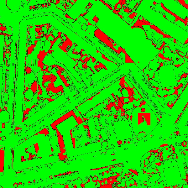 red/green image