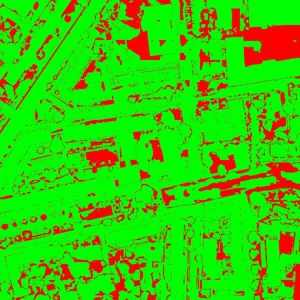 red/green image
