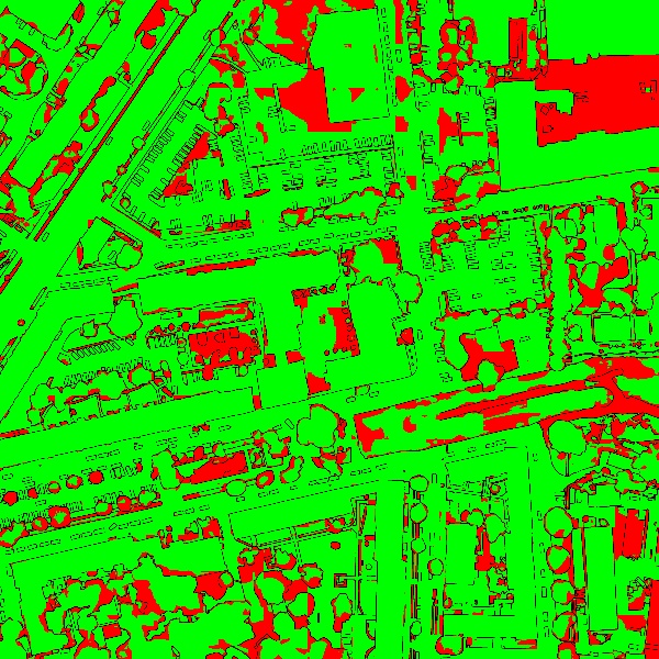 red/green image