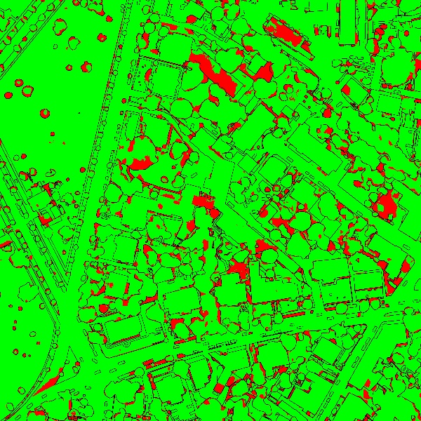 red/green image