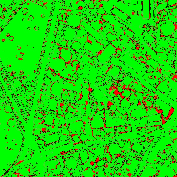 red/green image