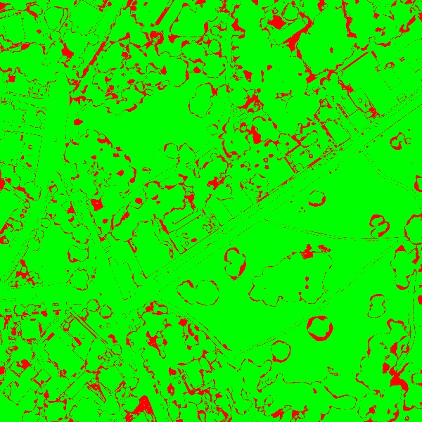 red/green image