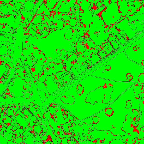 red/green image