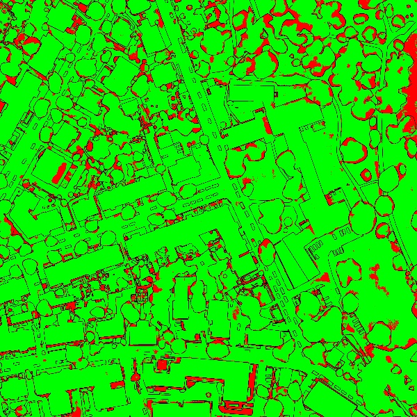 red/green image