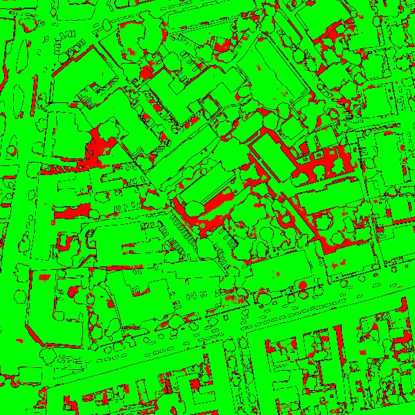 red/green image