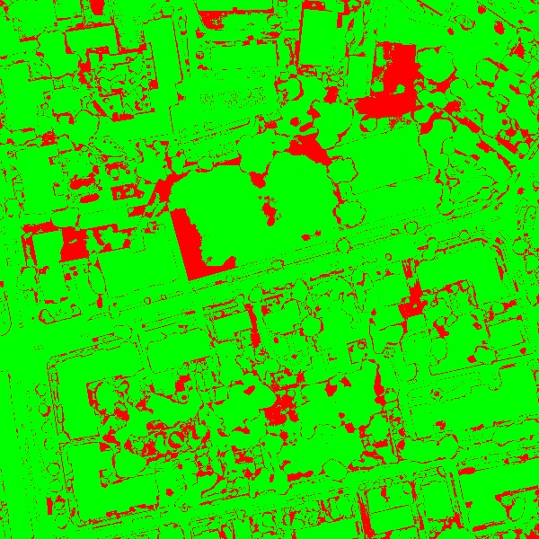 red/green image