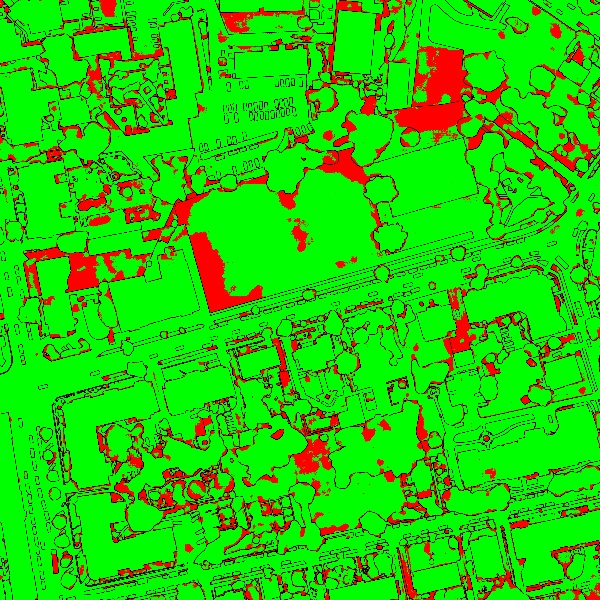 red/green image