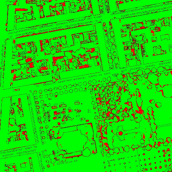red/green image