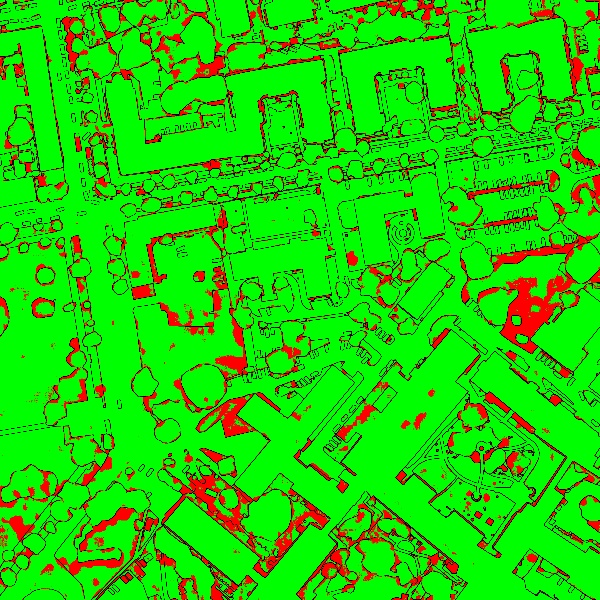 red/green image