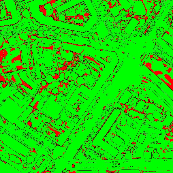 red/green image