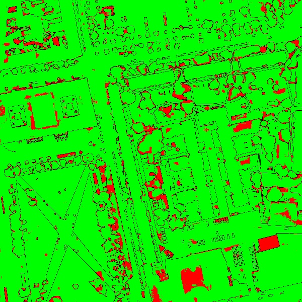 red/green image