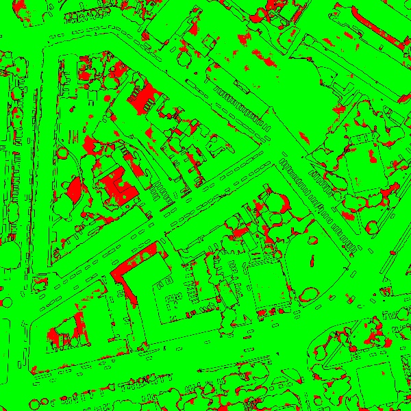 red/green image