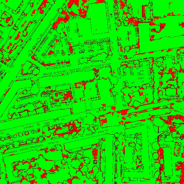 red/green image