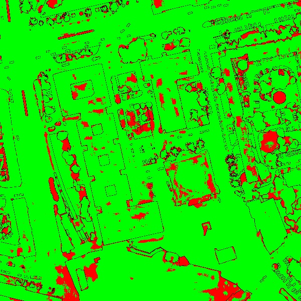 red/green image