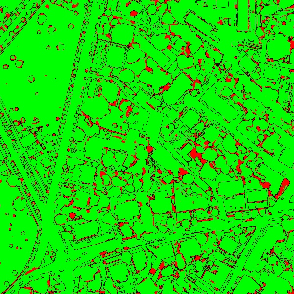 red/green image