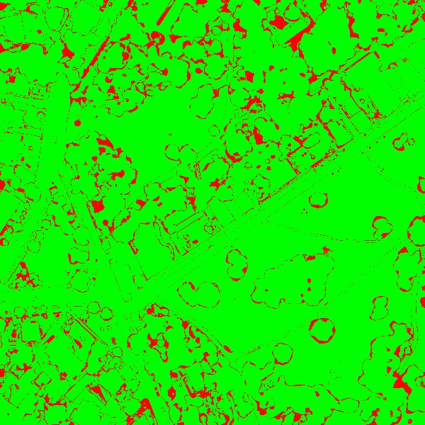 red/green image