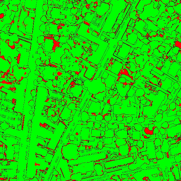 red/green image